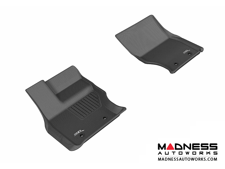 Land Rover Range Rover Floor Mats (Set of 2) - Front - Black by 3D MAXpider